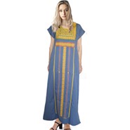 Stripy Blue Traditional Dress (Galabeya)